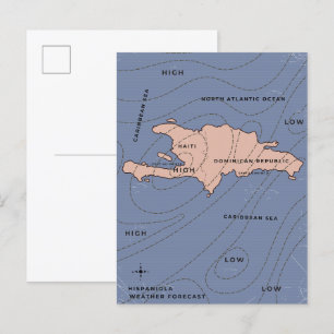 Carte météo d'Hispaniola