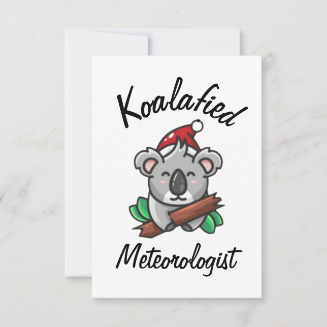 Carte météorologiste Koalafied (Devant)