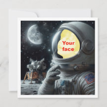 Mets mon visage dans l'image, astronaute, voiture