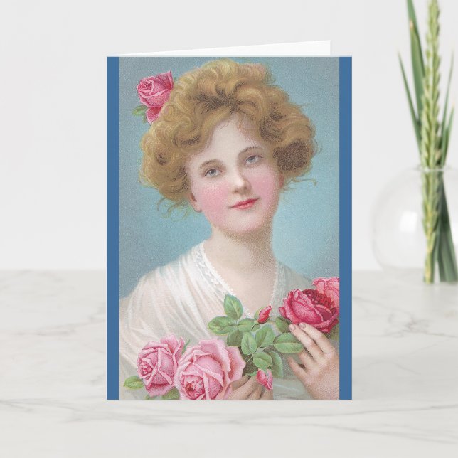 Carte Mettez des Roses dans vos joues (Devant)