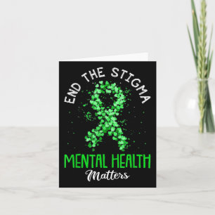 Carte Mettre fin à la Stigma Chemise santé mentale S Rib