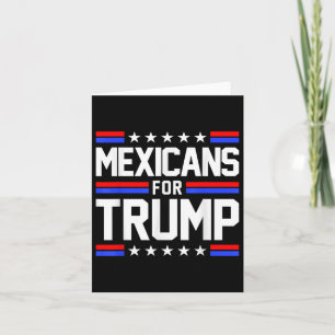 Carte Mexicains Pour Trump 2024 Mexique États-Unis