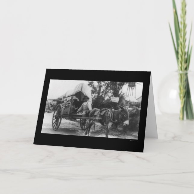 Carte Mexique Émigration Wagon 1912 (Devant)