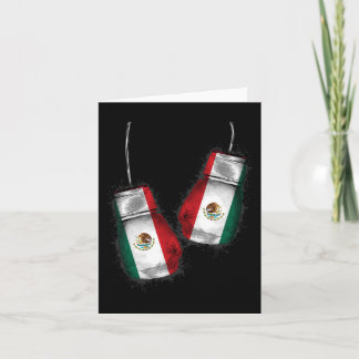 Carte Mexique Gants de boxe Mexicaine Fierté Mexicaine B