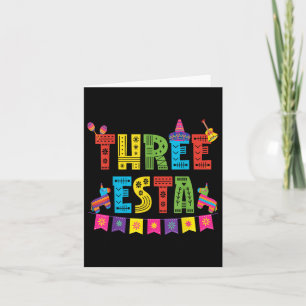 Carte Mexique Thème 3ème anniversaire 3 ans Enfants Troi