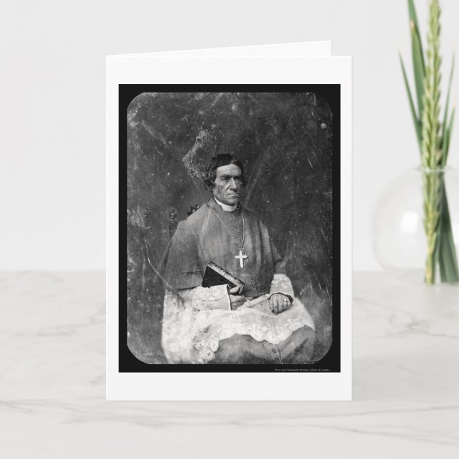 Carte Mgr Baraga Daguerreotype 1844 (Devant)