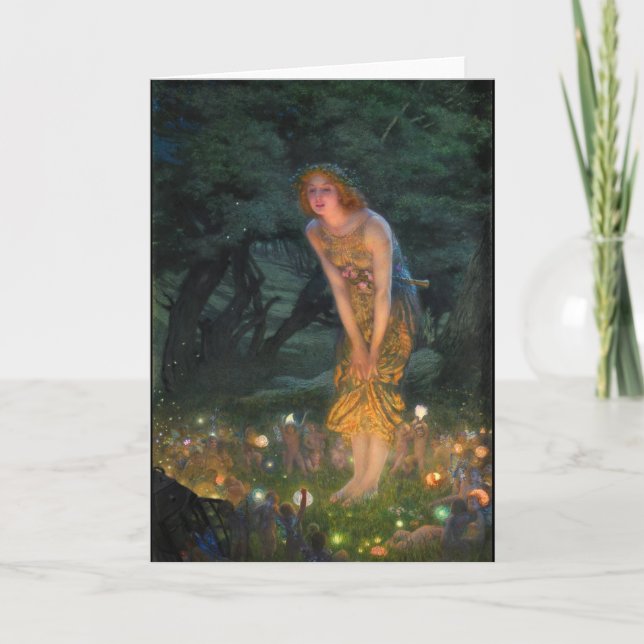 Carte Mi-été Eve c. 1908 par Edward Robert Hughes (Devant)