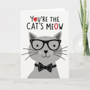 Carte Miaou Chats à pois