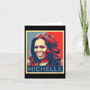 Carte Michelle Obama Black Women Mois de l'histoire des