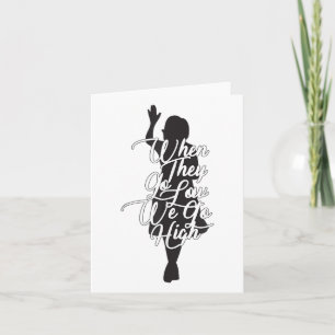 Carte Michelle Obama Citation - Quand Ils deviennent bas