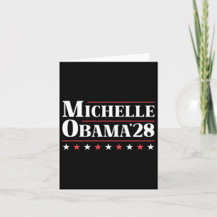 Carte Michelle Obama pour président 2028 Premium