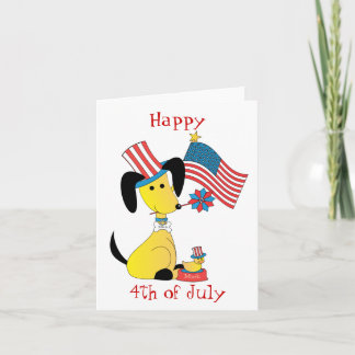 Carte mickjuly, heureux, 4 juillet