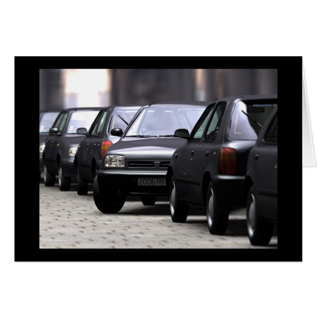 Carte MICRA CAR STUDY 4 (Devant horizontal)