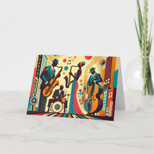 Carte Mid Century Jazz Age Quartet