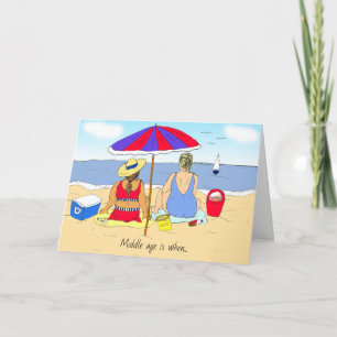 Carte MIddle Age Humour, amitié drôle