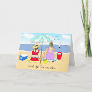 Carte MIddle Age Humour, amitié drôle