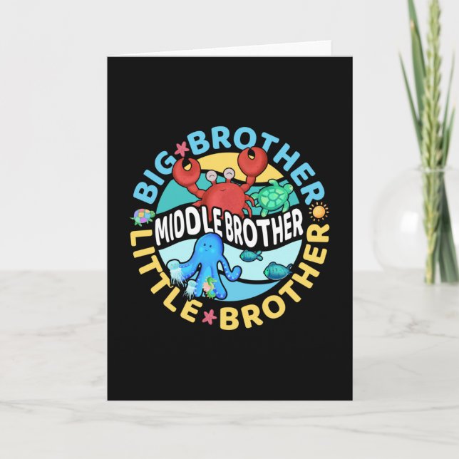 Carte Middle Brother est un Big and Little Brother (Devant)