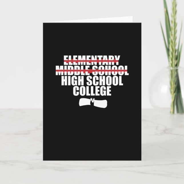 Carte Middle School Graduation (Devant)