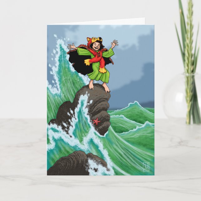 Carte Mighty Nizz menant les vagues (Devant)