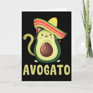 Carte Mignon Avogato Drôle Cinco De Mayo Chat Avocat Enf