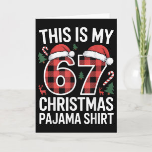Carte Mignon C'est Mon Pyjama De Noël 67 