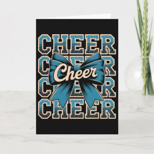 Carte Mignon cheer jeunesse filles drôle meneuse de claq