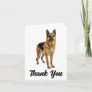 Carte Mignon chiot berger allemand amateur de chien merc