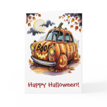 Mignon citrouille Jack O Lantern de voiture Hallow