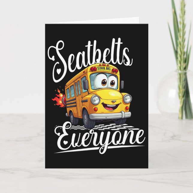 Carte Mignon Ck à l'école Ceintures de sécurité Tout le  (Devant)