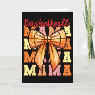 Carte Mignon Coquette Nœud Jour de Match Croquis Maman P