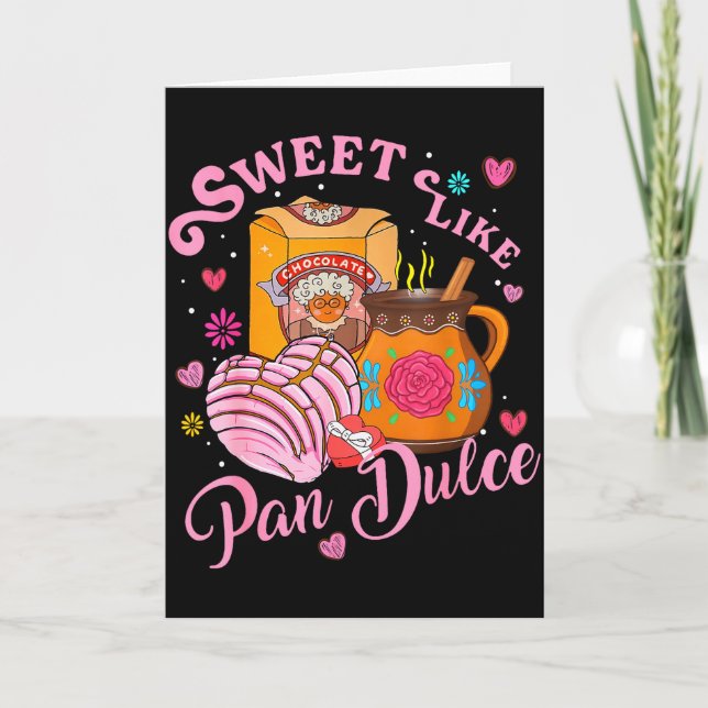Carte Mignon Doux Comme Pan Dulce Pain Espagnol Mexicain (Devant)
