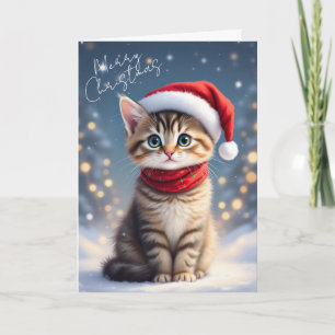Carte Mignon Kitou Noël Merveilleux Art
