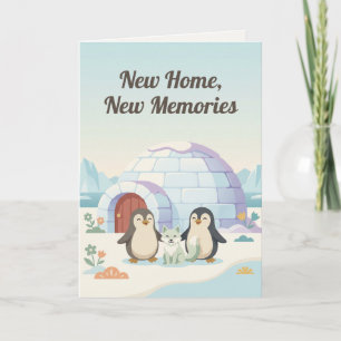 Carte Mignon Manchot Nouvelle Maison Nouvelles Mémoire