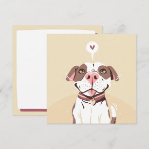 Carte Mignon Pit Bull
