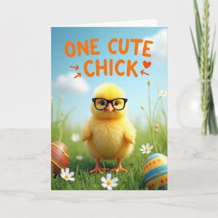 Carte Mignon Poulet avec Lunettes