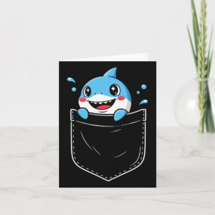 Carte Mignon Requin Pocket Meme Drôle