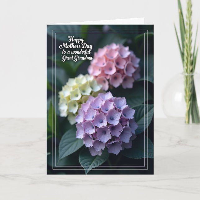 Carte Mignonne Arrière Grand-Mère Card (Devant)