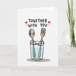 Carte mignonne avec vous