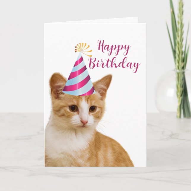 Carte Mignonne de votre chat animal de compagnie Bonne s (Devant)