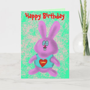 Carte mignonne drôle de joyeux anniversaire de