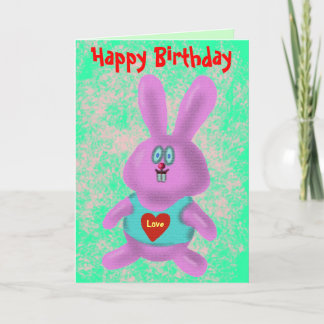 Carte mignonne drôle de joyeux anniversaire de