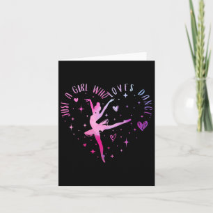 Carte Mignonne Juste Une Fille Qui Aime La Danse Amoureu