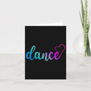 Carte Mignonne Love Dance Stylo Danser Danse Amoureux Da