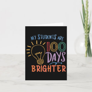 Carte Mignonne Mon Étudiant Est 100 Jours Plus Brighton