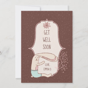 Carte Mignonne Va Bien Bunny