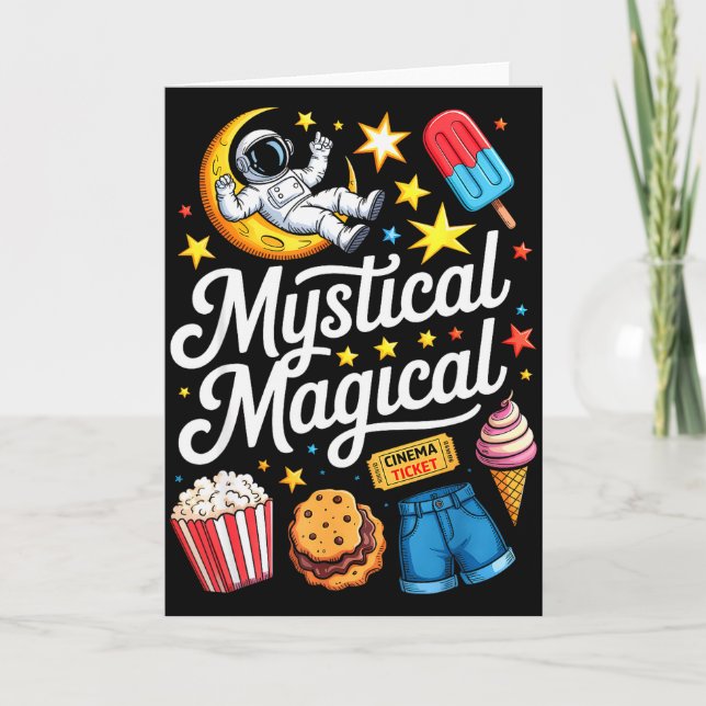 Carte Mignons biscuits astronautes drôles enfants garçon (Devant)