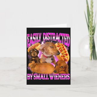 Carte Mignons Petits Wieners Facilement Distraits Offens
