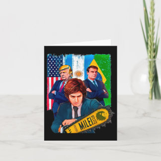 Carte Milei Presidente 2023 Donald Trump Jair Bolsonaro