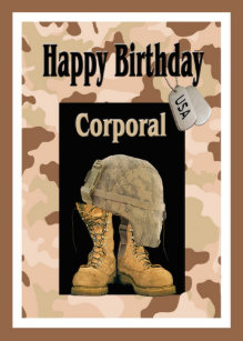 Cartes Militaire D Anniversaire Zazzle Fr