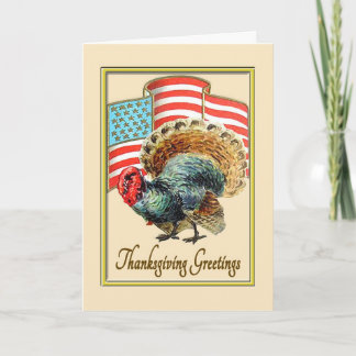 Carte militaire de thanksgiving